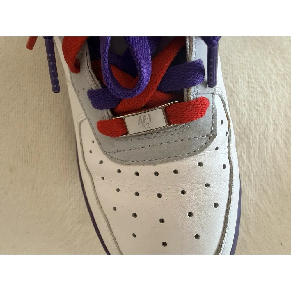 Nike Air Force 1 Women's 7.5 – 315115‑113 – White/Grey/Purple – 2007